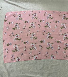 Floral Print Pink Scarf