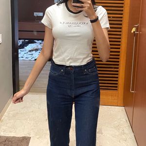 H&amp;M Casual White Graphic Tee