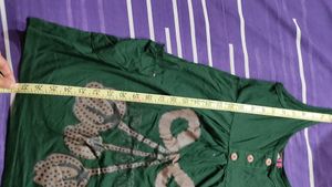 Green Sleeveless Summer Dress