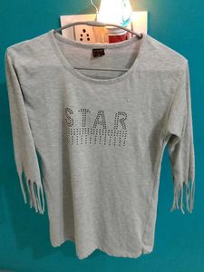 Grey Star Top
