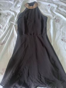Black Halter Neck Dress