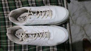 Not used to wear sports shoes.