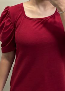 Balloon Sleeves Top