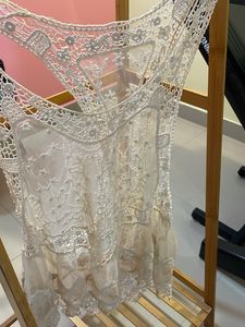 Boho Lace Detail Tank Top