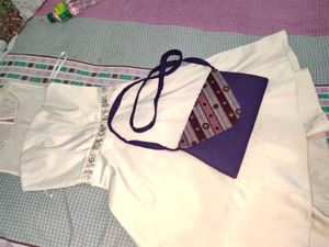 Elegant Ethnic imported dress and purse free