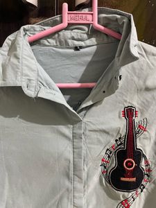 Collared Shirt Kurti