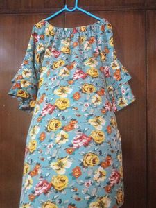 Off Shoulder Floral Dress
