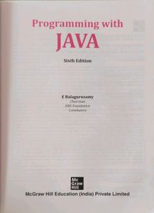 Programming with Java Book
