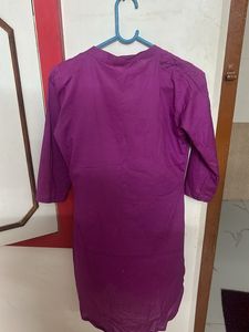 Purple Short Kurti/Top
