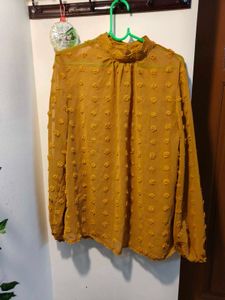 Mustard Pom Top