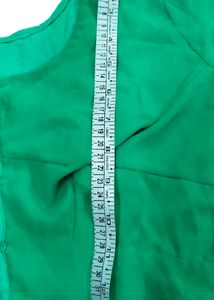 Saree blouse Flourescent green kasab kardana Ful