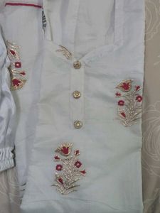 Elegant White Kurta Sets
