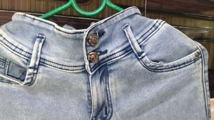 Distressed Denim Jeans