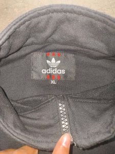 Adidas 3‑Stripes Track Suit XL — Black