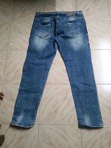 Distressed Denim Jeans