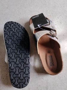 Silver Sandals - New with Tag