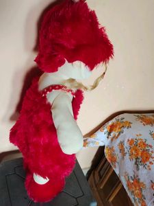 Cute Red Plush Doll
