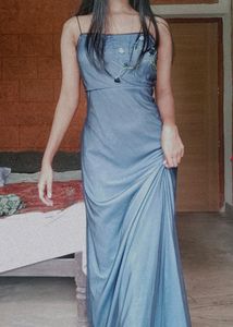 Classy Pinteresty Blue Maxi Dress Y2k Coquette