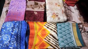 6 New Sarees (FIXED PRICE)