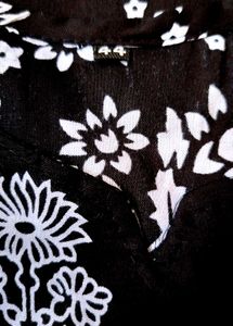 Black Floral Kurti