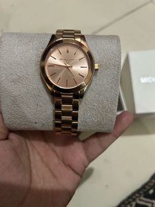MK-Michael Kors Women Rose Gold-Toned Dial
