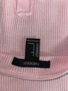 Light Pink Backless Top