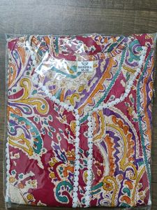 Women’s Self Design Jaipuri Kurti