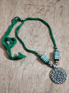 Green Necklace and Earring Set