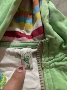 Cute Animal Applique Hoodie