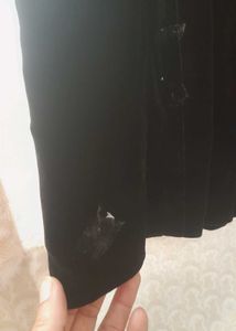 Black Velvet Skirt