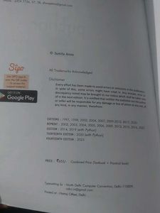Computer Science With Python And A Practical Book