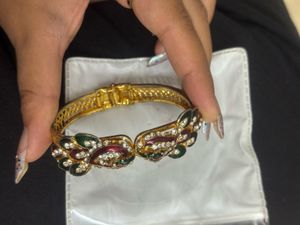 Elegant Peacock Bangle