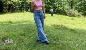 Pink Crop Top