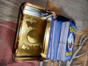 Scarlet And Violet Pokemon Tin With Golden Cards