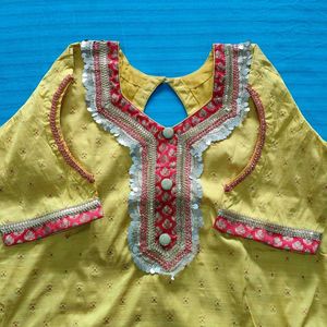 Yellow Cotton Kurta