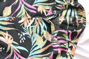 Floral Print Sleeve Shirt And Shorts Set