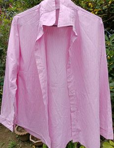 Pink Striped Long Sleeve Shirt (Brand New)