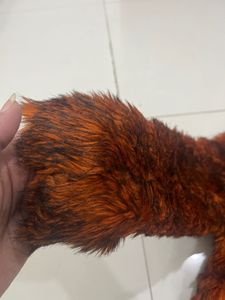 Rust Color Furry Coat For Women