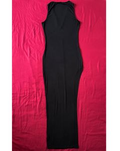 Shein Black Slit Party Dress