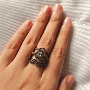 🆕 Queen Vintage Ring Set