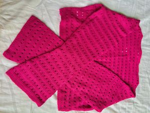 H.M Women&#39;s Hollow Out Crochet Knit Crop Top