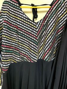 Striped Sequin Dress