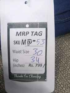 🤑M@53 Size-30 Flared Denim Jeans