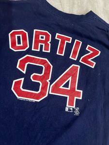Boston Red Sox #34 Navy Tee
