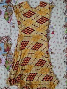 Patterned Casual Dress