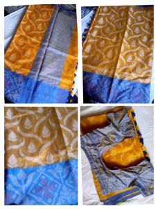 Pure Ikat Pattu Saree South Indian Famous Expensiv
