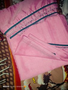 Pink saree