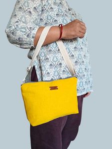 Cotton Canvas Sling Bag
