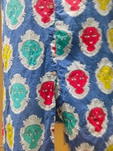 Printed Cotton Slub Kurti💗