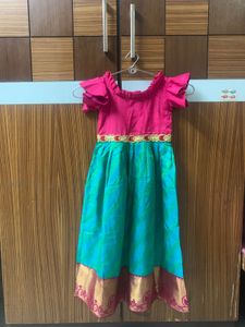 Pattu Frock For Kids